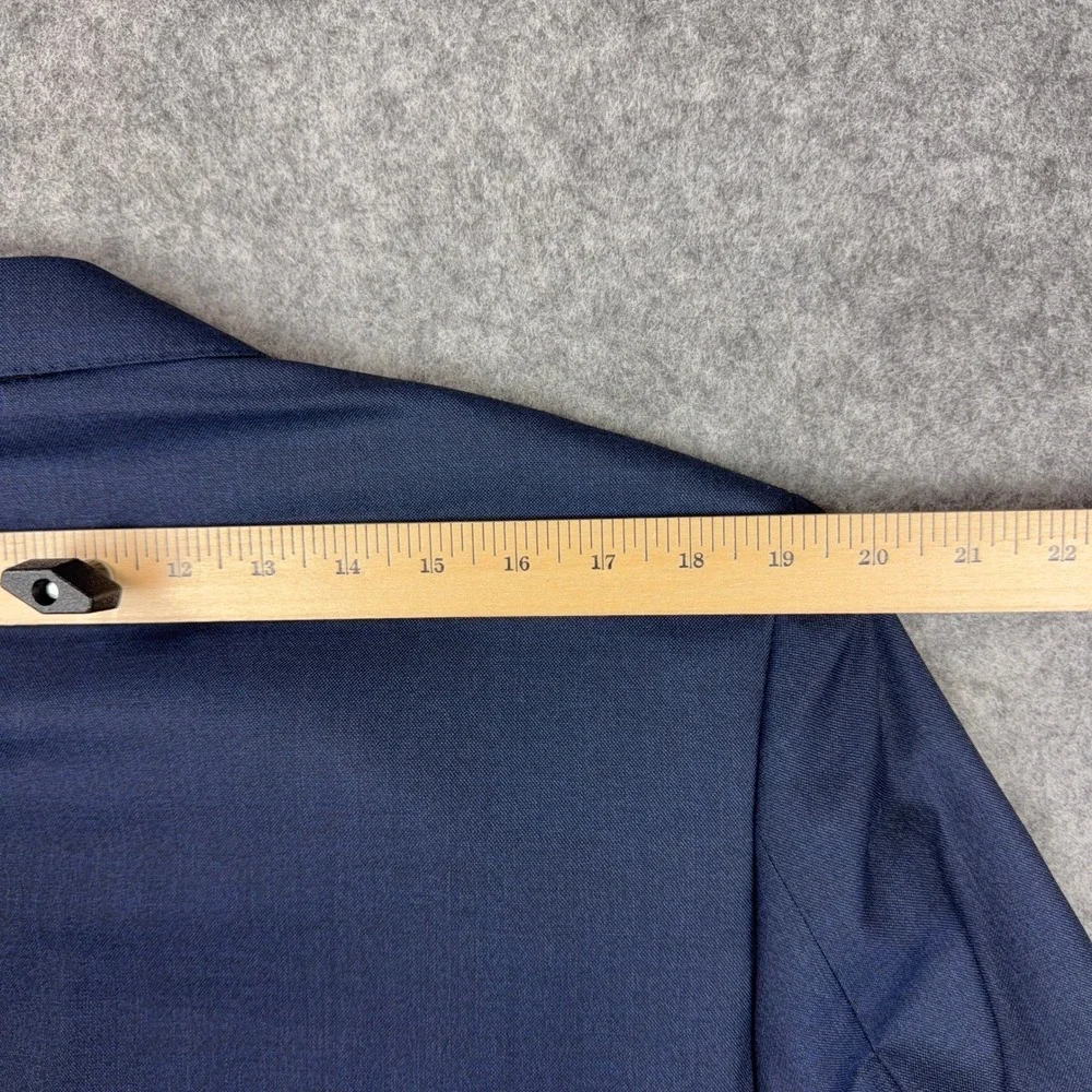 Brooks Brothers 44R Suit Jacket Blazer Blue 100% Wool Tallia di Delfino USA Made